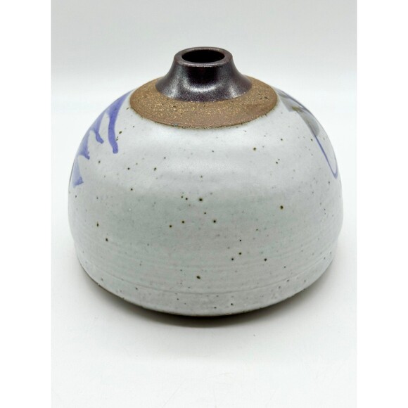 Vintage Handmade Studio Art Pottery Vase by Jim Sockwell of NC - Picture 4 of 10